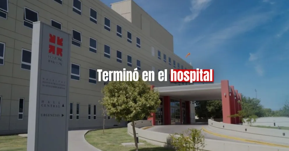 Un motociclista chocó con una camioneta y terminó en el hospital 
