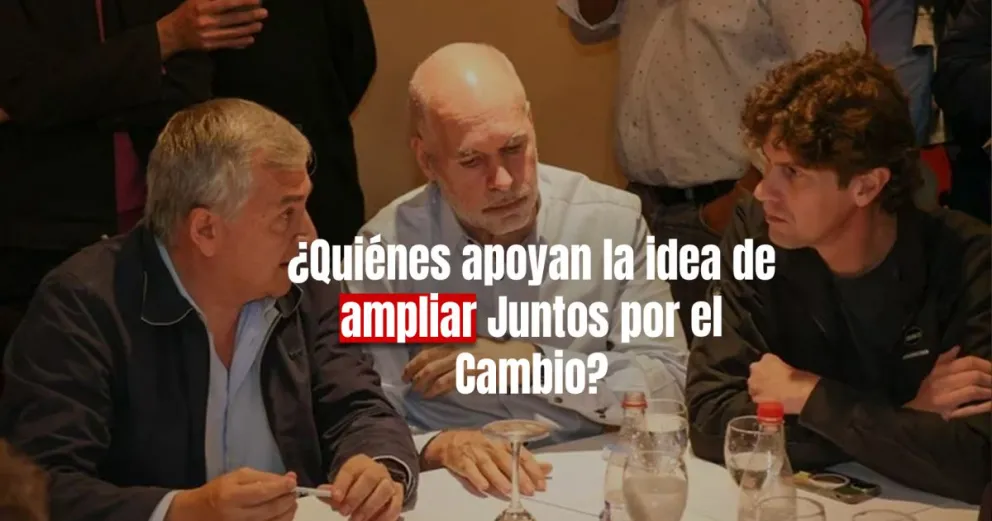 Algunos dirigentes políticos apoyan la idea de ampliar Juntos por el Cambio 