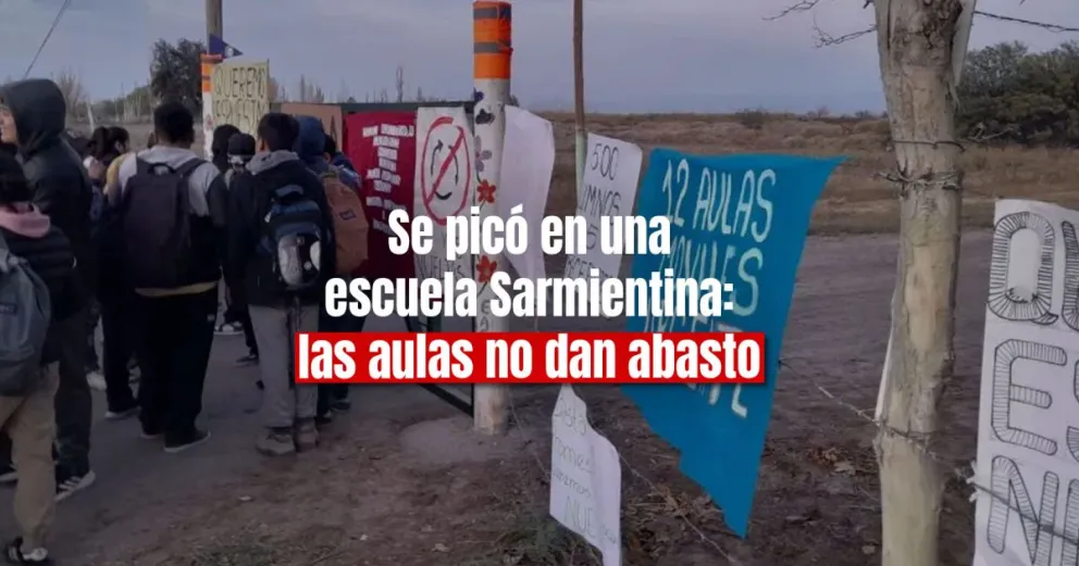 Padres tomaron una escuela en Sarmiento en reclamo de mejoras edilicias