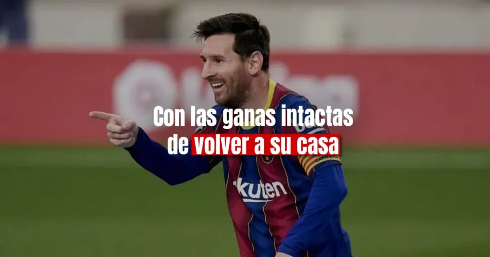 Messi: ¿Cerca de volver al Barcelona?