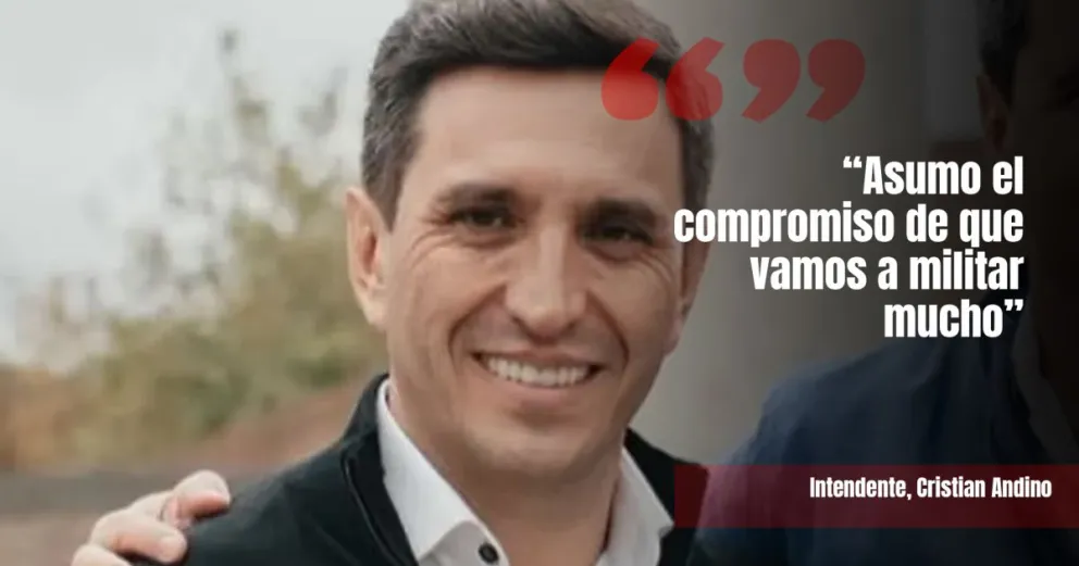 Cristian Andino: “Me siento un militante con convicciones"