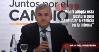 El gobernador de Jujuy piensa que Macri quiere beneficiar a Patricia Bullrich en la interna 