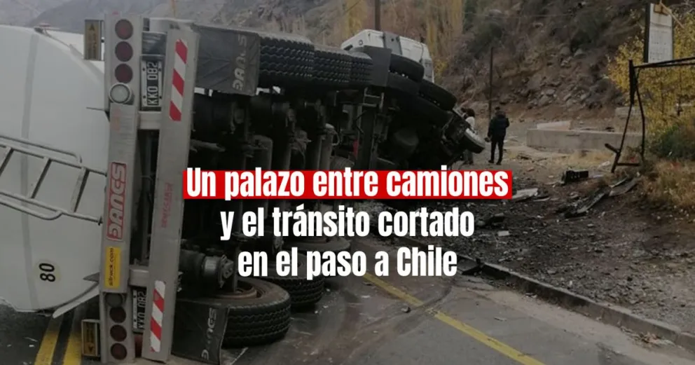 Suspendieron el tránsito en el Paso a Chile por Mendoza por un siniestro vial