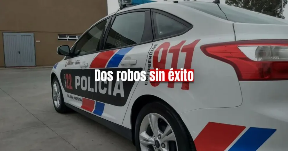 Dos ladrones intentaron robar y fueron atrapados en Chimbas y Rawson 