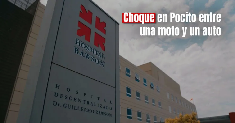 Un motocicleta grave tras ser embestido por un auto 