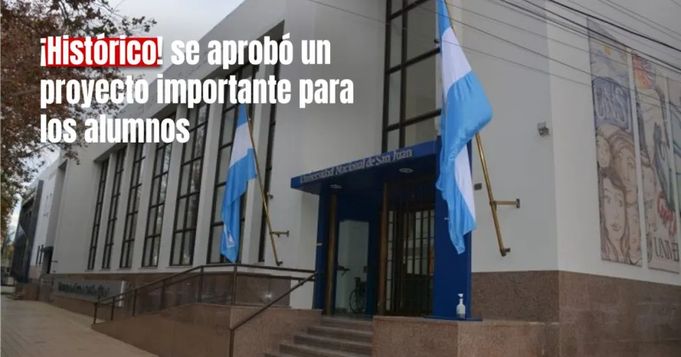 La UNSJ tendrá un régimen diferencial para alumnos con carga de familia o que trabajen