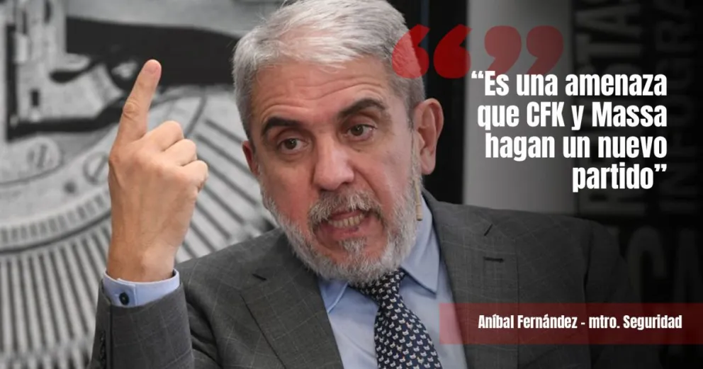 Aníbal Fernández calentó la interna y dudó de la unidad de CFK y Massa