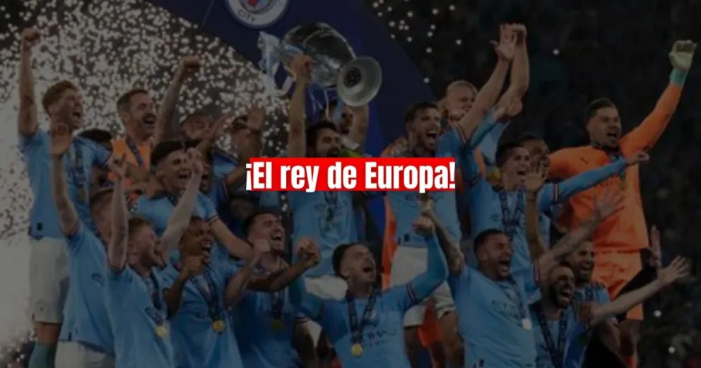 ¡Manchester City ganó la final de la Champions League!