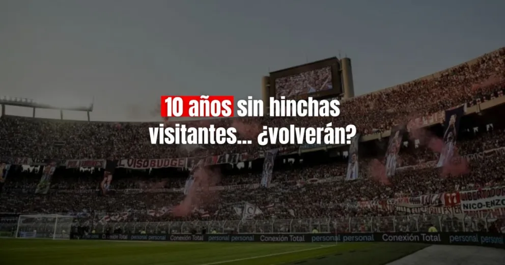 Hoy se cumplen diez años sin hinchada visitante en los partidos del fútbol argentino