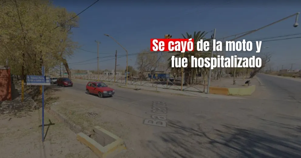 Quiso esquivar una camioneta y terminó en la banquina