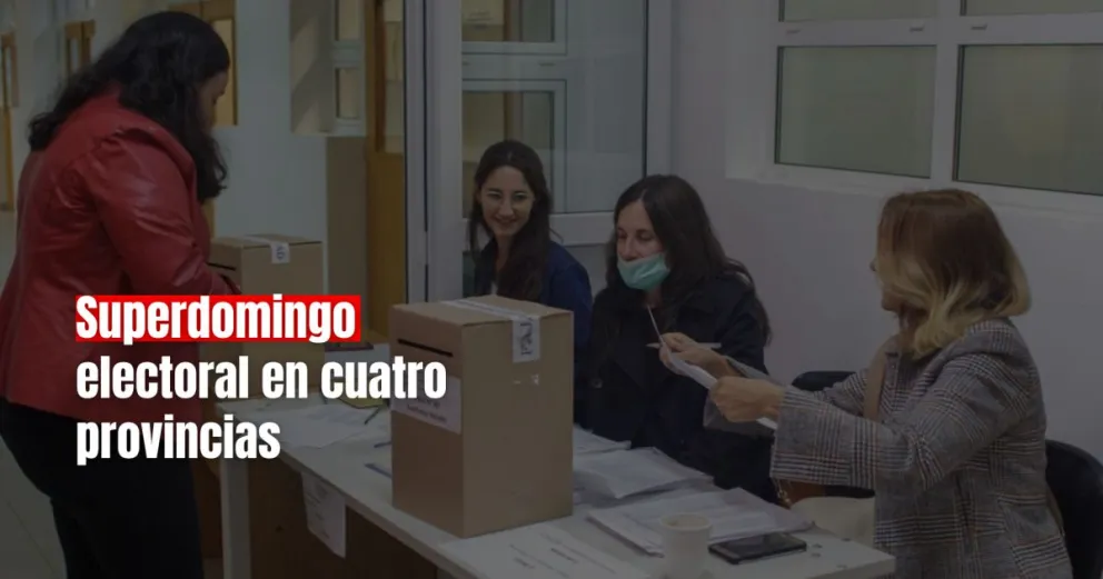 Este domingo se vota en Mendoza, Corrientes, San Luis y Tucumán