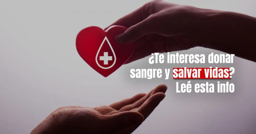 Cruz Roja Argentina invita a una colecta de donación de sangre en el Centro Cívico