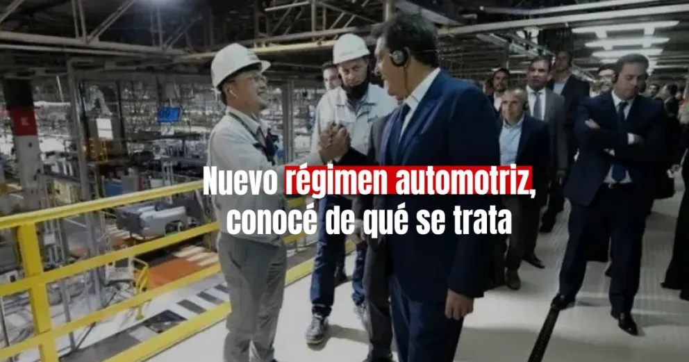 Massa anunció un nuevo régimen para impulsar la producción de vehículos 