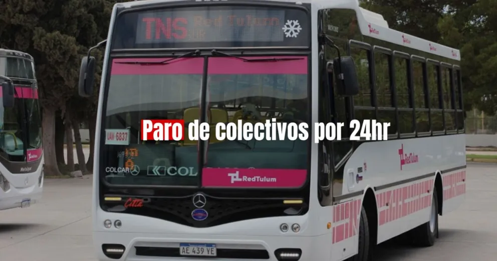La UTA confirmó que este martes habrá paro de colectivos  