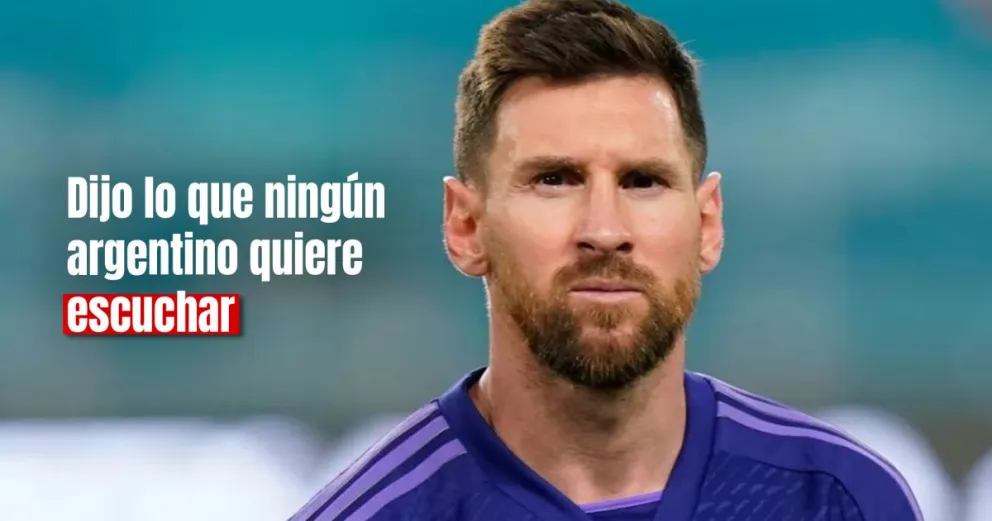 Messi: "no iré al próximo mundial"