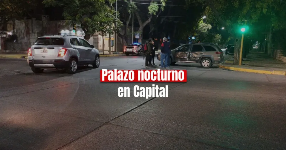 Fuerte choque en un transitado cruce de Capital