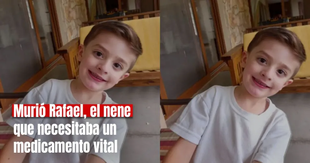 Falleció Rafael, el nene sanjuanino que esperaba por un medicamento