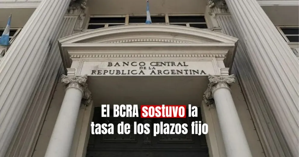 El Banco Central mantuvo la tasa de los plazos fijos en el 97% 