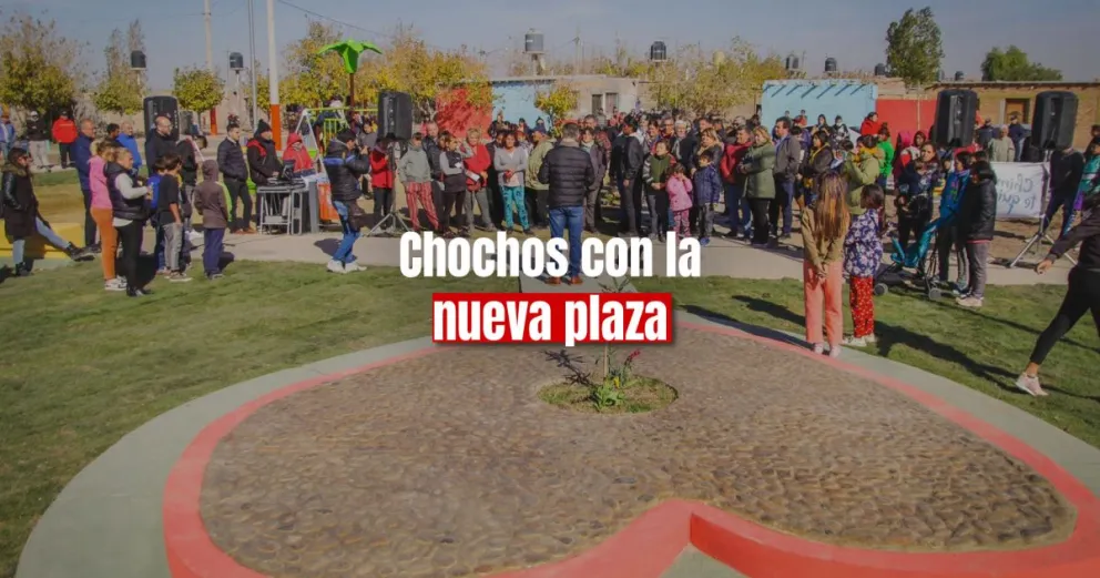 Los vecinos de Chimbas tienen su nueva plaza 