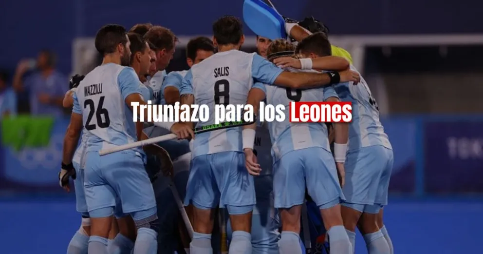 Los Leones le ganaron a Nueva Zelanda por 6 a 1 en Bélgica 
