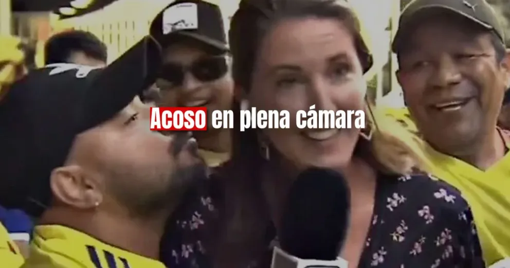 Una periodista sufrió acoso durante un móvil en vivo 