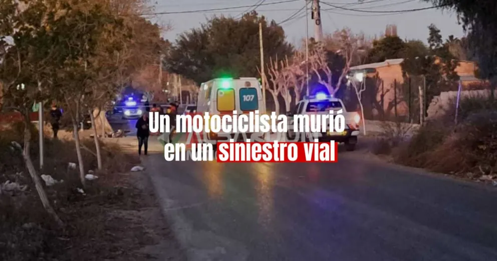 Un motociclista perdió la vida en Albardón