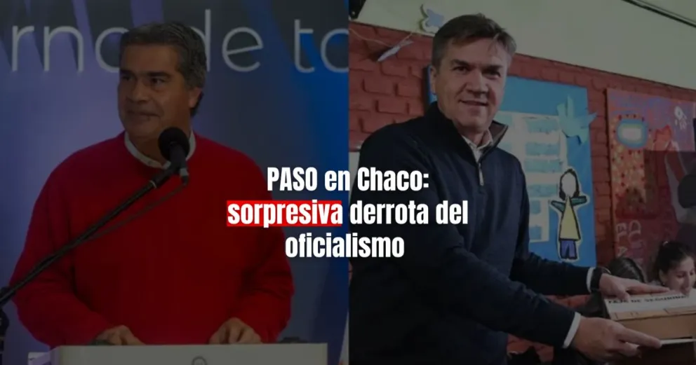 Juntos por el Cambio se impuso en las PASO de Chaco y pone en jaque la continuidad de Capitanich