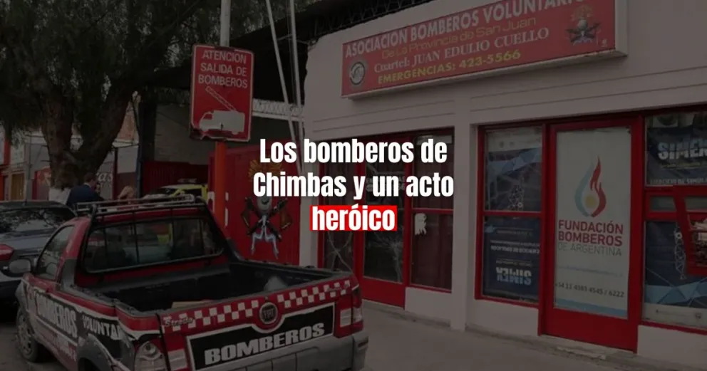 Bomberos Voluntarios de Chimbas salvaron a un niño de la muerte