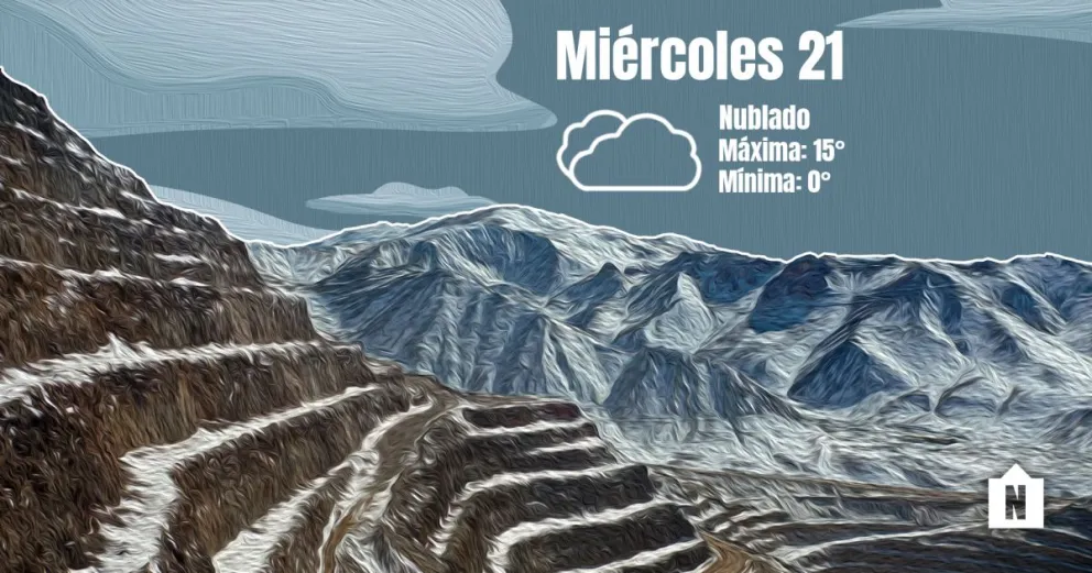 Llegó el miércoles con nubes y frío 