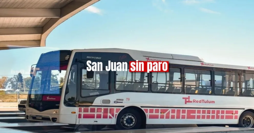 La UTA confirmó que no habrá paro de colectivos en San Juan 