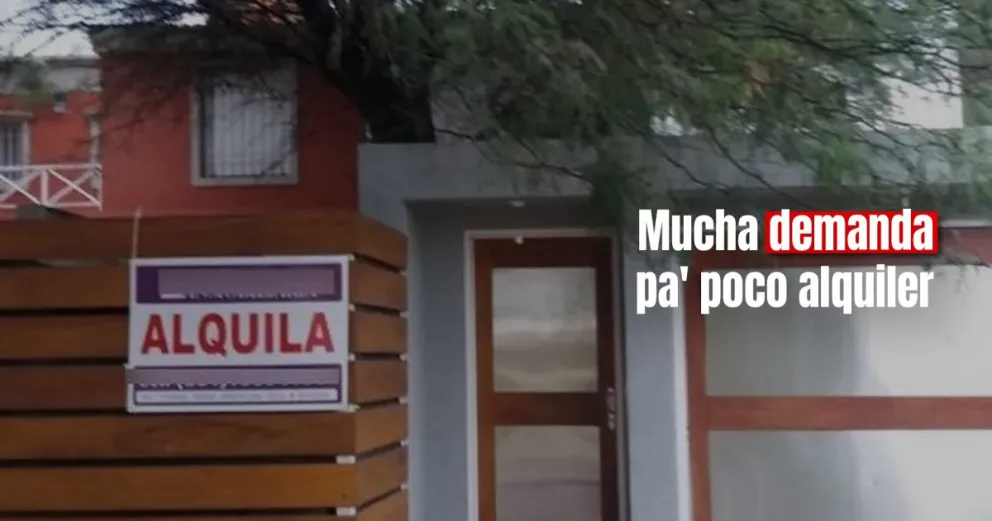 Aseguran que hay hasta 6 familias en espera por una casa en alquiler 