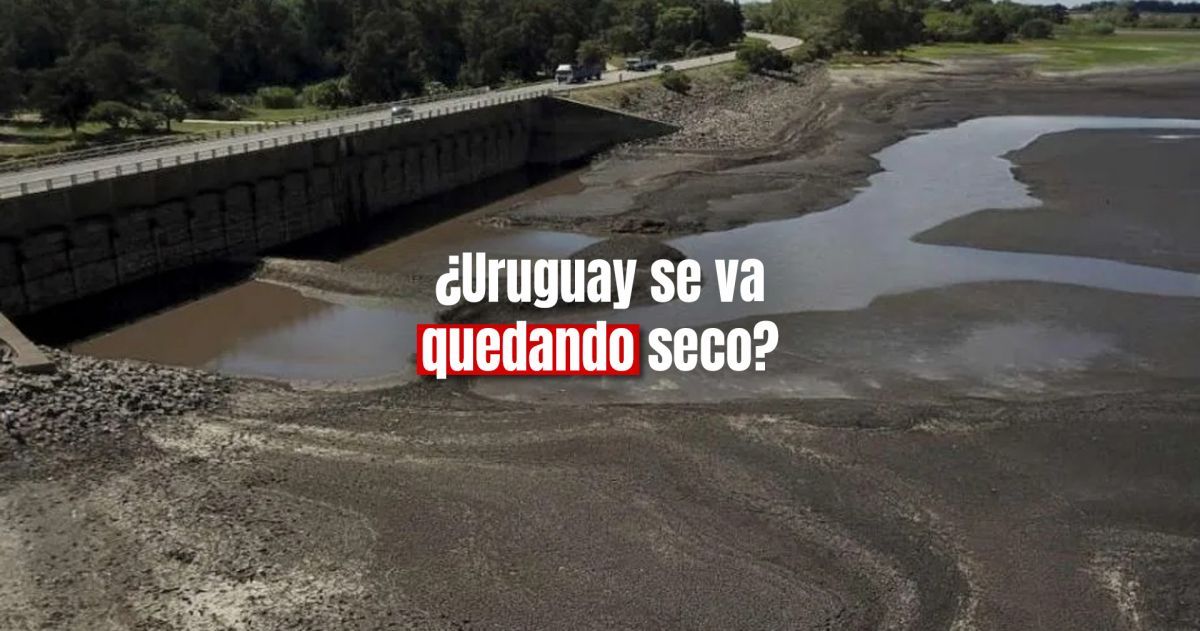 Preocupación en Uruguay porque aseguran que solo les queda reserva de agua potable para tres semanas