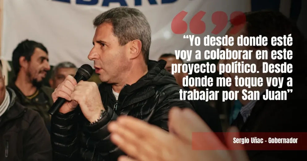 Sergio Uñac en Albardón y acompañando a sus candidatos dijo: “Acá el único camino es seguir construyendo”