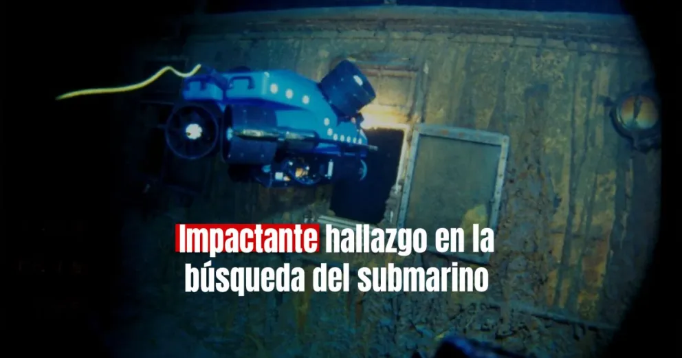 La Guardia Costera de EE.UU. encontró escombros dentro del área de búsqueda del submarino perdido