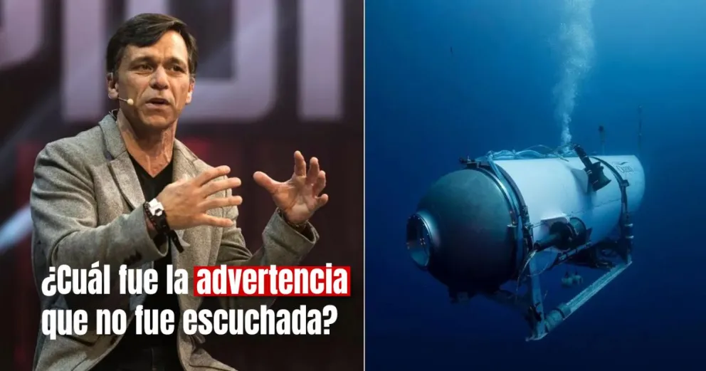 Uno de los cofundadores advirtió la implosión del submarino 