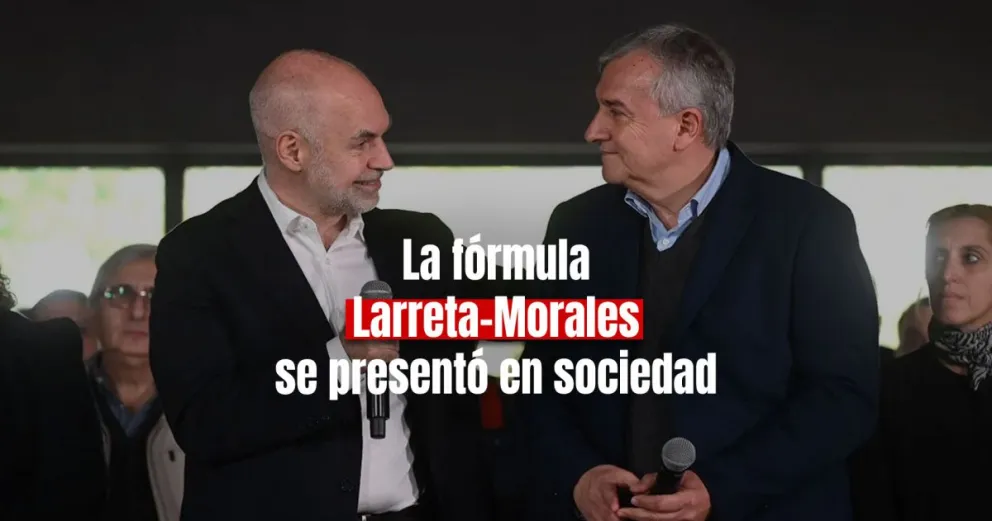 Larreta presentó a Gerardo Morales como compañero de fórmula