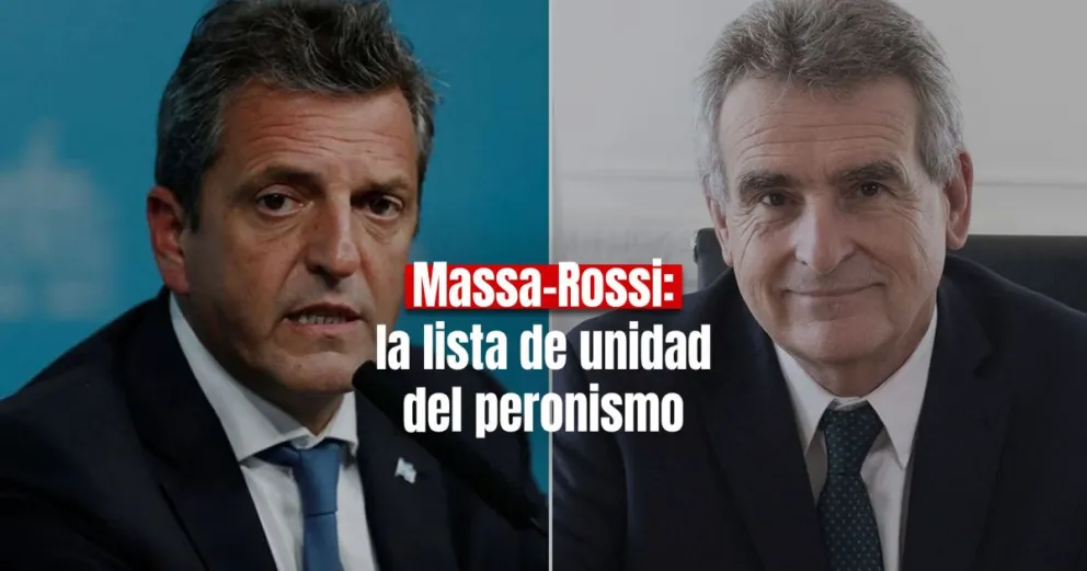 El peronismo va con lista de unidad: Sergio Massa y Agustín Rossi, la fórmula