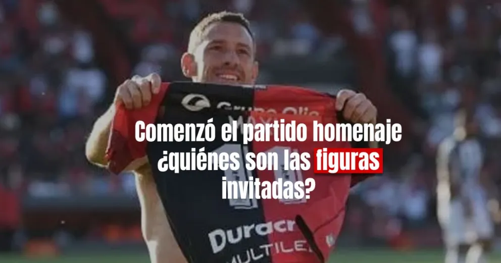 Maxi Rodríguez se despide del fútbol en el estadio Coloso Marcelo Bielsa con invitados de lujo 