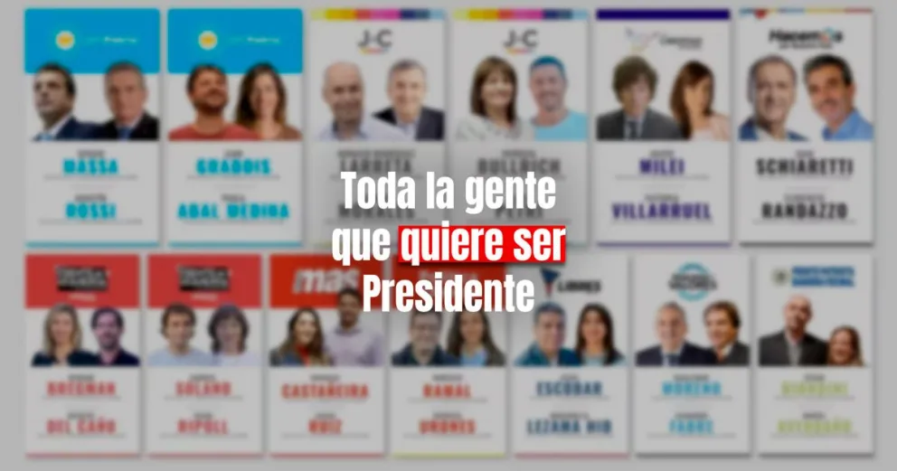 PASO: así quedó el escenario con todos los precandidatos presidenciales