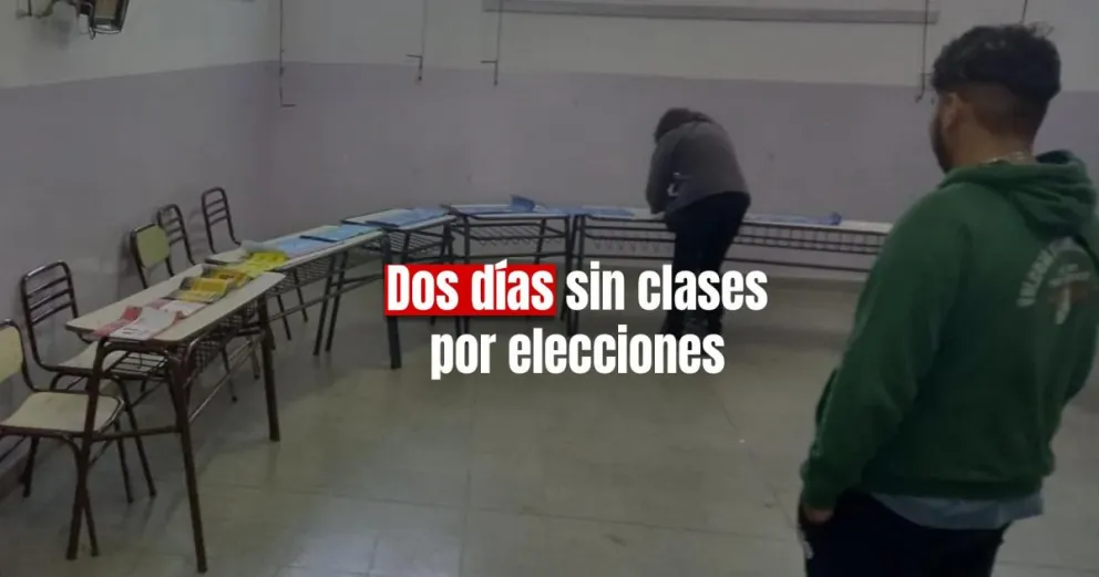 Unas 234 escuelas no tendrán clases el viernes 30 y lunes 3 por elecciones 